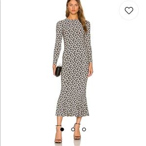 Norma Kamali Maxi Wedding Guest Dress S